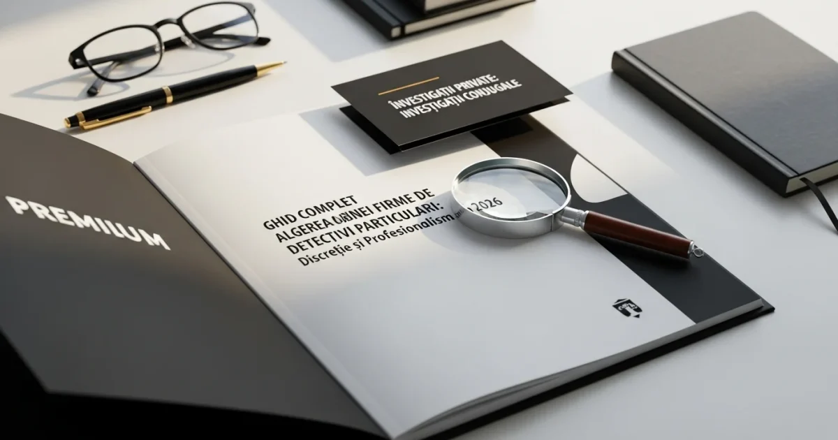 Ghid Complet pentru Alegerea unei Firme de Detectivi Particulari: Discreție și Profesionalism în 2026