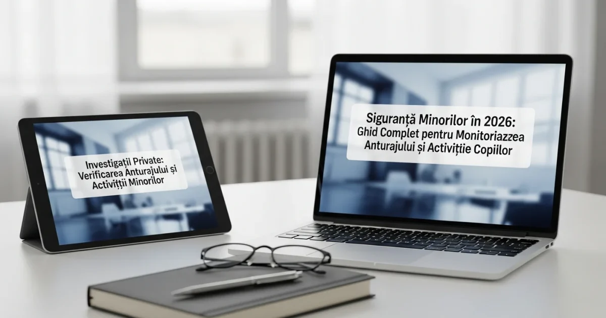 Siguranța Minorilor în 2026: Ghid Complet pentru Monitorizarea Anturajului și Activității Copiilor
